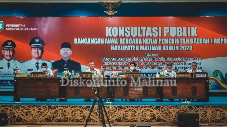 Bupati Buka Konsultasi Publik RKPD Tahun 2023