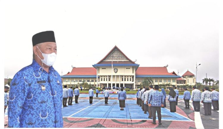 Wabup Pimpin Apel Gabungan Korpri