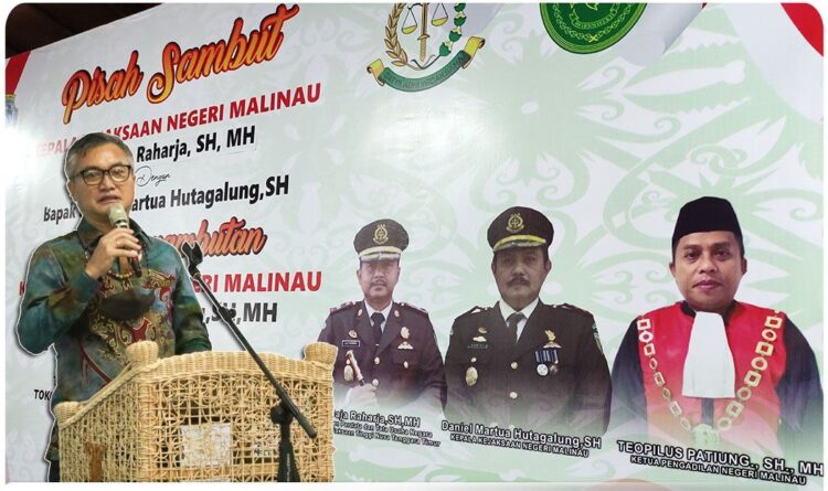 Pemkab Gelar Acara Pisah Sambut Dengan Kajari Malinau