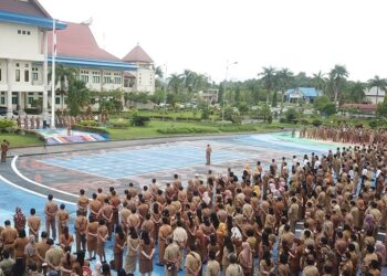 Pimpin Apel Perdana Pasca Libur, Bupati Sampaikan Pesan Kepada ASN