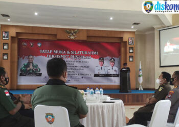 Wabup Hadiri Acara Tatap Muka dan Silaturahmi Dirsismet Pusterad