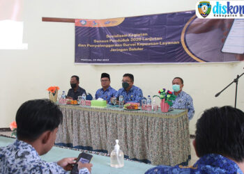 Asisten II Buka Sosialisasi SP 2020 dan Penyelenggaraan Survei Kepuasan Masyarakat Terhadap Pelayanan Jaringan Seluler