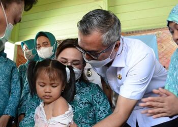 Sukseskan Pelaksanaan BIAN, Bupati Kunjungi Posyandu Pelangi Desa Malinau Hulu