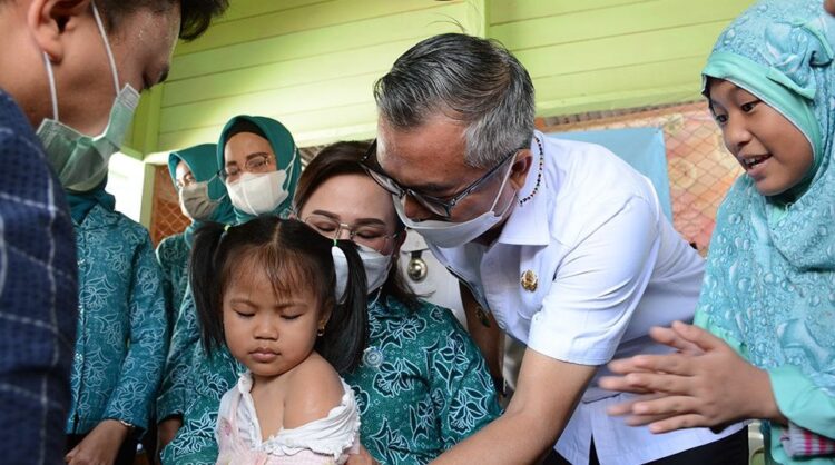 Sukseskan Pelaksanaan BIAN, Bupati Kunjungi Posyandu Pelangi Desa Malinau Hulu