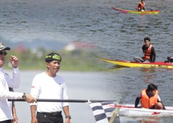 Gelar Lomba Balap Perahu Ketinting, Bupati Apresiasi Milenial Malinau Kota