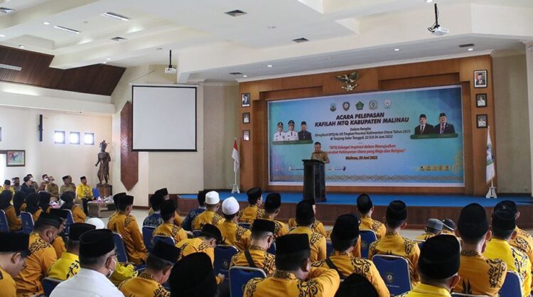 Teriring Doa, Bupati Lepas Kafilah MTQ Kabupaten Malinau