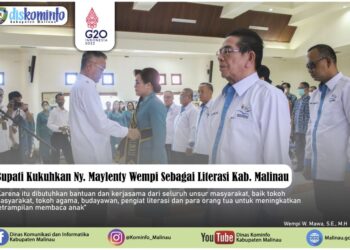 Bupati Kukuhkan Ny. Maylenty Wempi Sebagai Bunda Literasi Kabupaten Malinau