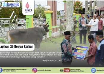 Ungkapan Rasa Syukur, Bupati Beri Bantuan 26 Hewan Kurban