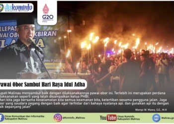 Bupati Lepas Peserta Pawai Obor Sambut Hari Raya Idul Adha
