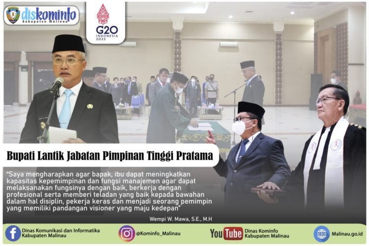 Bupati Lantik Pejabat JPTP