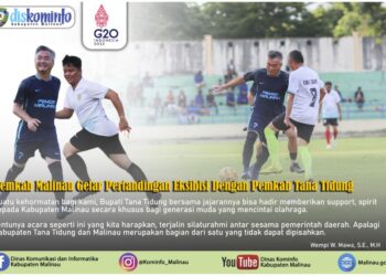 Pemkab Malinau Gelar Pertandingan Eksibisi Dengan Pemkab Tana Tidung