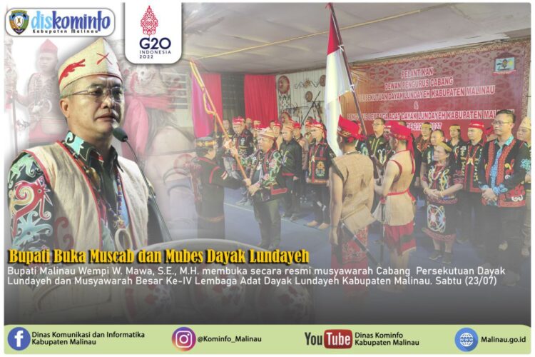 Bupati Buka Muscab dan Mubes Dayak Lundayeh Kabupaten Malinau