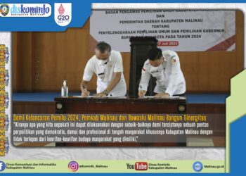 Demi Kelancaran Pemilu 2024, Pemkab Malinau dan Bawaslu Malinau Bangun Sinergitas