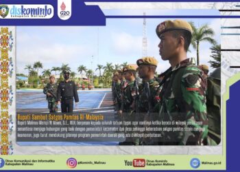 Bupati Sambut Satgas Pamtas RI-Malaysia