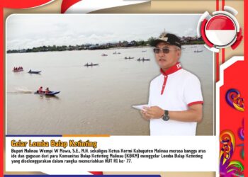 Gelar Lomba Balap Ketinting, Bupati Bangga Pada KBKM
