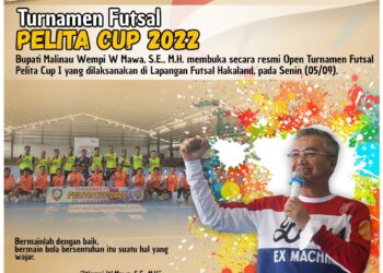 Bupati Buka Open Turnamen Futsal Pelita Cup I