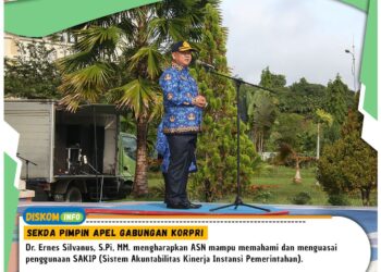 Sekda Pimpin Apel Gabungan Korpri