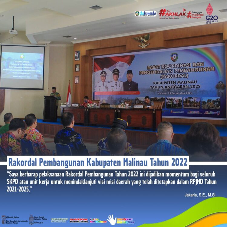 Wabup Buka Rakordal Pembangunan Kabupaten Malinau Tahun 2022