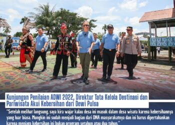 Kunjungan Penilaian ADWI 2022, Direktur Tata Kelola Destinasi dan Pariwisata Akui Kebersihan Dewi Pulsa