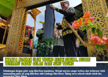 Imbaya Ngakan Ulun Tidung Resmi Dibuka, Bupati Terharu Dapat Gelar dari Suku Tidung