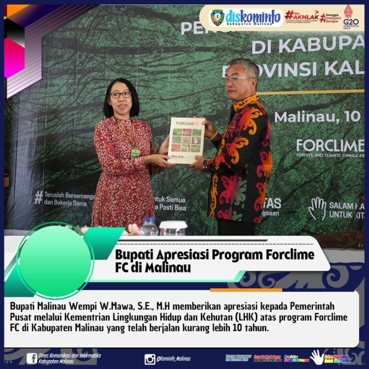 Bupati Apresiasi Program Forclime FC di Malinau