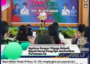 Ngobras Dengan Wignyo Rahadi, Bupati Harap Pengrajin Manfaatkan Pertemuan Ini