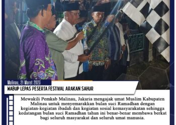 Wabup Lepas Peserta Festival Arakan Sahur