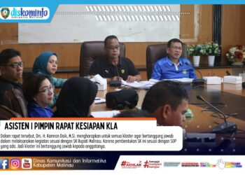 Asisten I Pimpin Rapat Kesiapan KLA