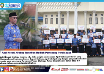 Apel Korpri, Wabup Serahkan Hadiah Pemenang Pordis 2023