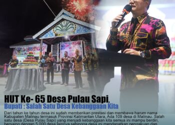 HUT Ke- 65 Desa Pulau Sapi, Bupati : Salah Satu Desa Kebanggaan Kita