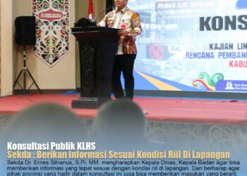 Konsultasi Publik KLHS, Sekda : Berikan Informasi Sesuai Kondisi Riil Di Lapangan