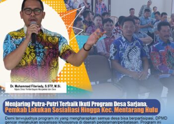 Menjaring Putra-Putri Terbaik Ikuti Program Desa Sarjana, Pemkab Lakukan Sosialiasi Hingga Kec. Mentarang Hulu