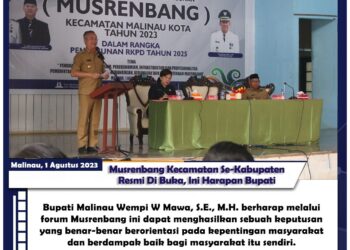 Musrenbang Kecamatan Se-Kabupaten Resmi Di Buka, Ini Harapan Bupati