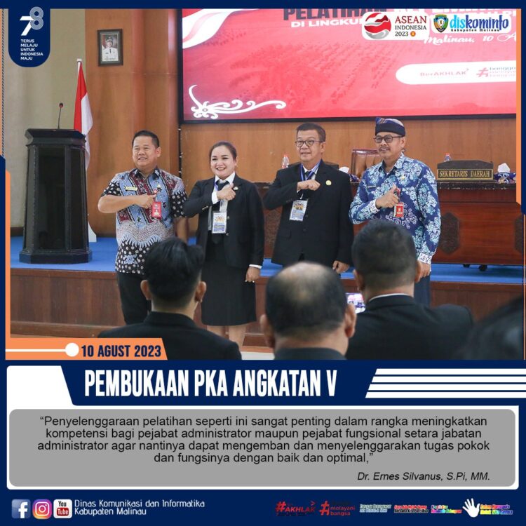 Hadiri Pembukaan PKA Angkatan V, Ini Arahan Sekda Malinau