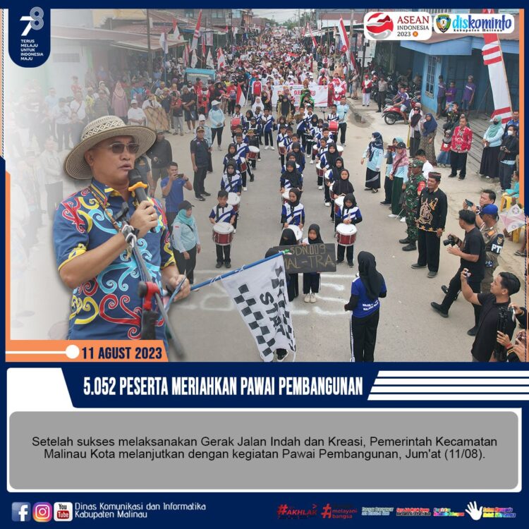 5.052 Peserta Meriahkan Pawai Pembangunan