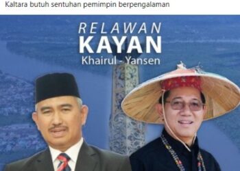 Postingan Pasangan KAYAN di WAG dan Fb Ditanggapi Beragam Warganet Kaltara