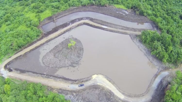 Dinas PUPR Bulungan Membuat Embung di Hutan Kota Bunda Hayati
