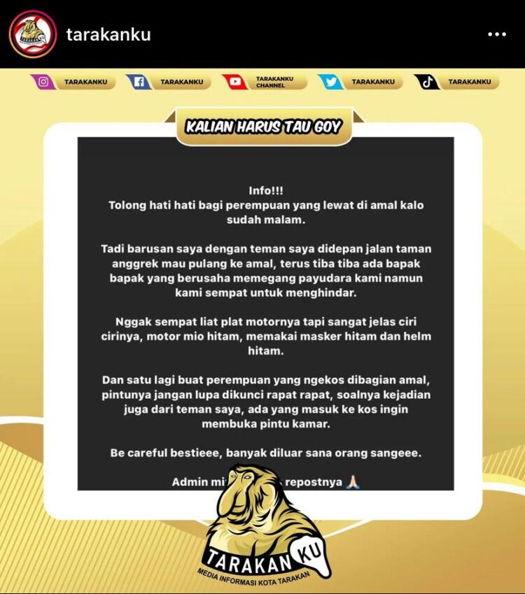 Begal Payudara Beraksi di Malam Hari, Wanita Ini Nyaris Jadi Korban