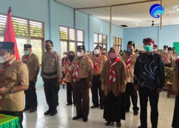 H. Hanafiah Lantik dan Kukuhkan Pengurus Kwartir Gerakan Pramuka Di Wilayah III