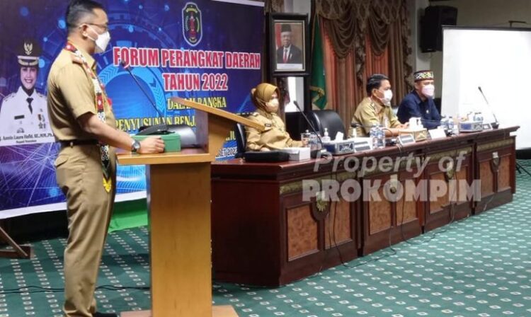 Bupati Laura Buka Forum Perangkat Daerah Penyusunan RKPD dan Renja OPD Tahun 2023