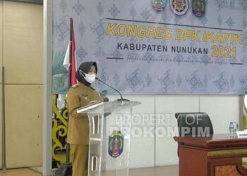 Hadiri Kongres DPK IKAPTK Nunukan, Bupati Laura : Sumbangsih dan Pemikiran Alumninya Begitu Luar Biasa