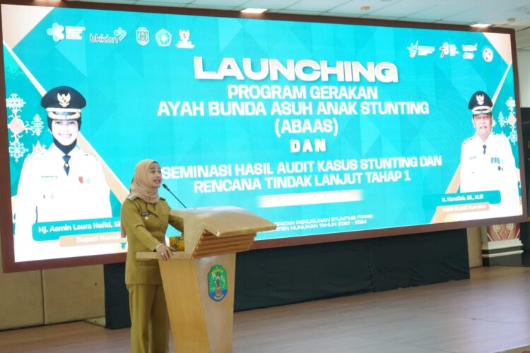 Launching ABAAS, Bupati Laura Ajak Masyarakat Turunkan Kasus Stunting di Nunukan
