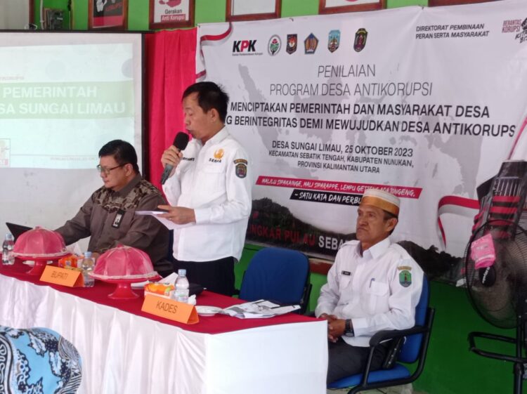 Sekda Nunukan Optimis Sungai Limau Terpilih Menjadi Desa Anti Korupsi 2023, Ini Alasannya