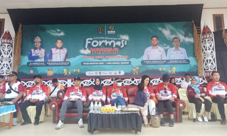 Budayakan Hidup Sehat dan Lestarikan Olahraga Tradisional, Germas dan Formasi Digelar di Krayan