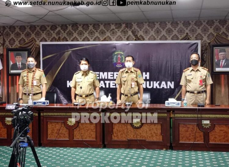 Wabup H. Hanafiah Hadiri Rakor Penyaluran, Pencairan Dana Desa Tahap 1 Tahun 2022, Serta Kewajiban JKN BPJS Kesehatan dan Bpjs Ketenagakerjaan