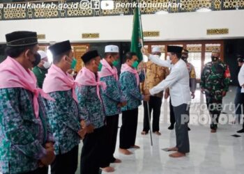 Kunjungi Pramuka Penggalang di Tulin Onsoi, Wabup Hanafiah Berikan Motivasi