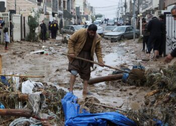 Banjir di Irak Utara, Sedikitnya Delapan Orang Tewas