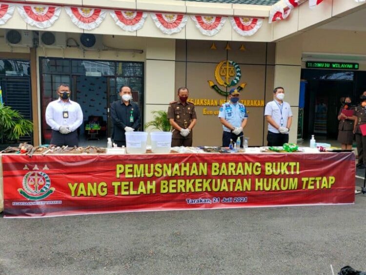 Pemusnahan Barang Bukti Perkara Yang Telah Inkracht