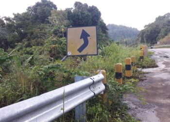 Rambu-rambu Jalan Poros Kaltara Bukan Kewenangan Dishub?