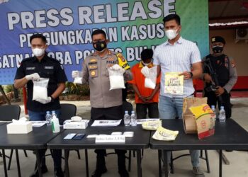 Polres Bulungan, Ungkap Penyelundupan 2,8 Kg Sabu dari Malaysia